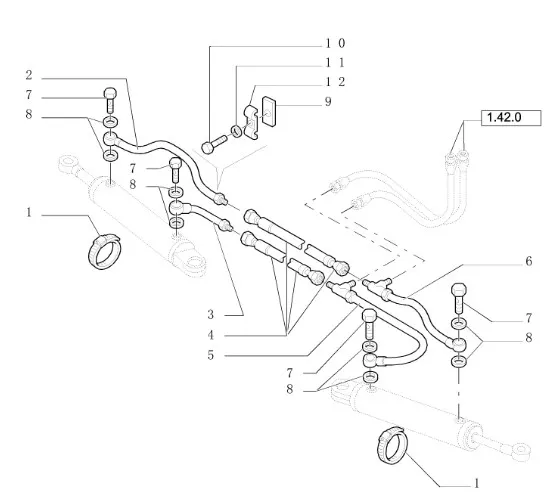 5174315 - Шланг гидравлический