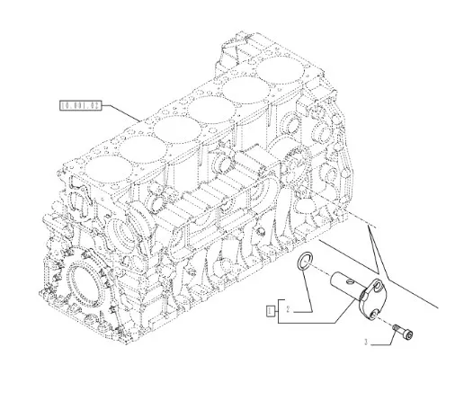 504191876 - Клапан масл. регулир. давл. ДВС Cursor9 T8./Mg., CS, CSX, CX6/8, Axion9
